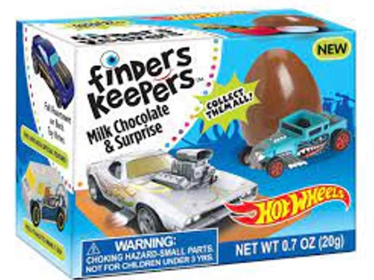 * 0.7 Oz. Finders Keepers Hot Wheels Chocolate Candy* Food & Candy
