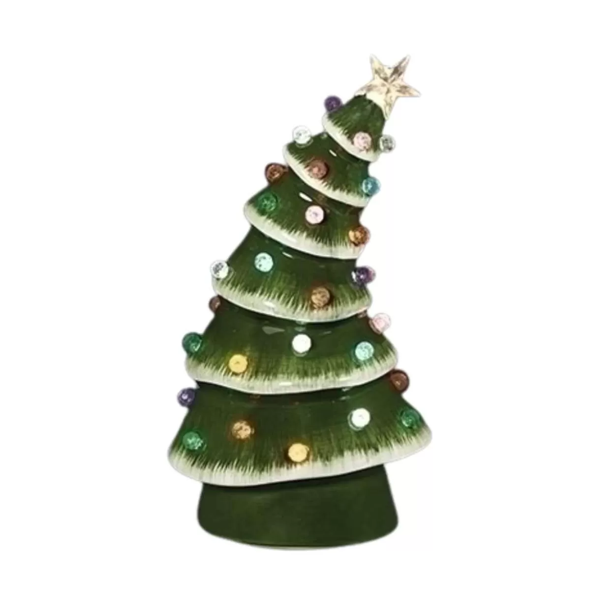 Stony Creek 10" Lit Up Bent Christmas Tree* Tabletop Trees