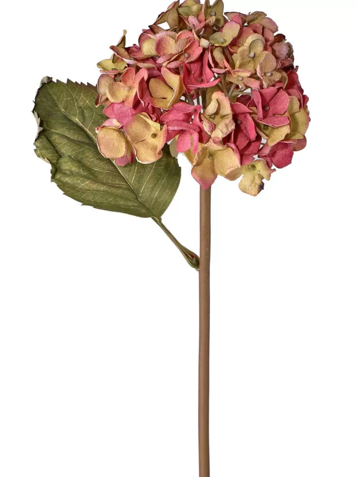 * 18" Artificial Purple & Brown Hydrangea Stem* Tree Picks