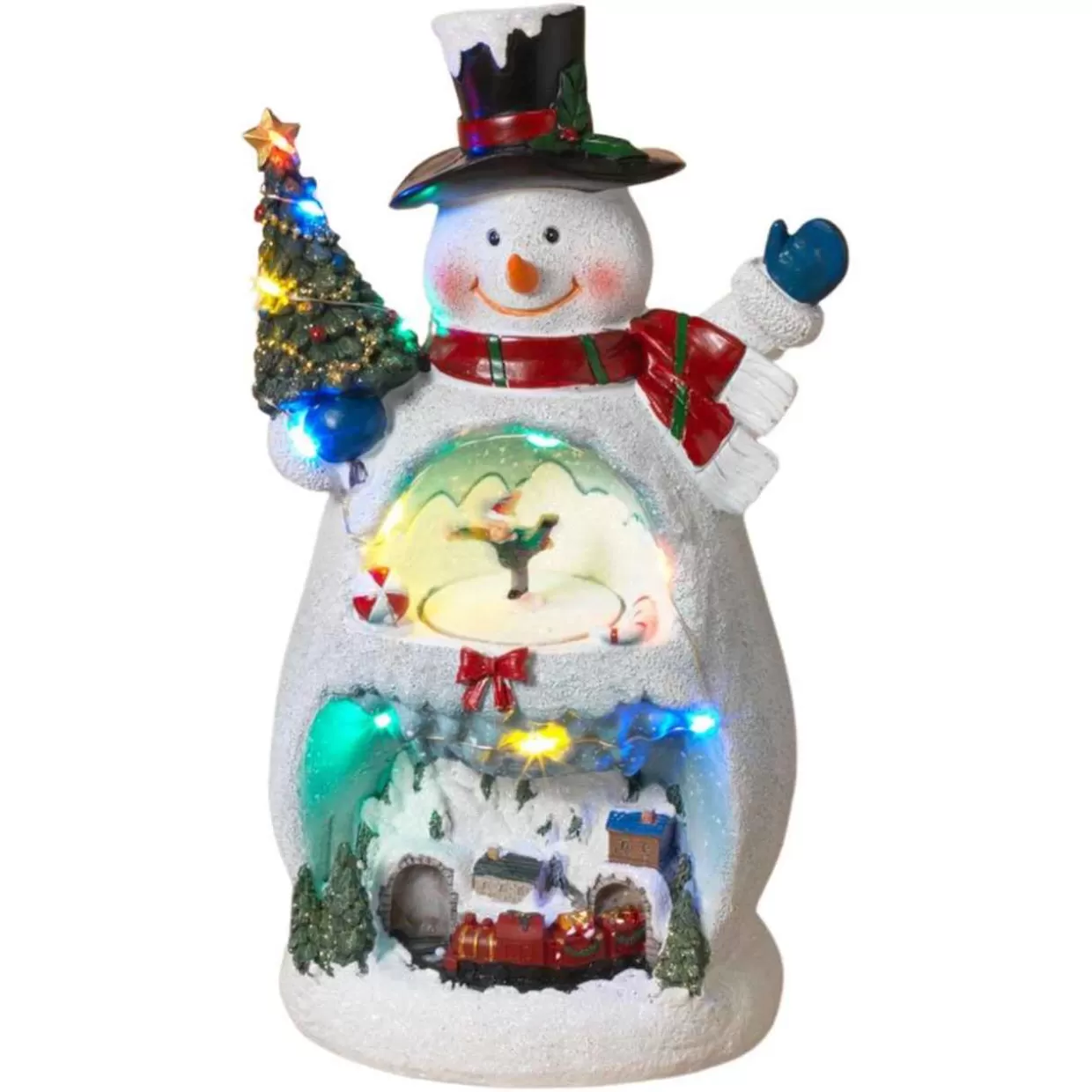 Department 56 B/O Lighted Snowman Musical Box* Music Boxes