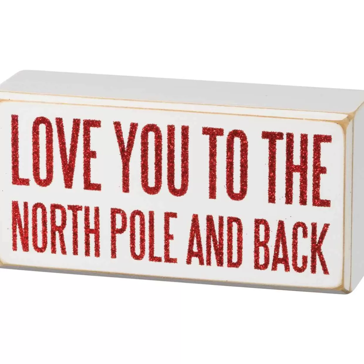 * Box Sign North Pole Christmas Decor* Wooden Signs