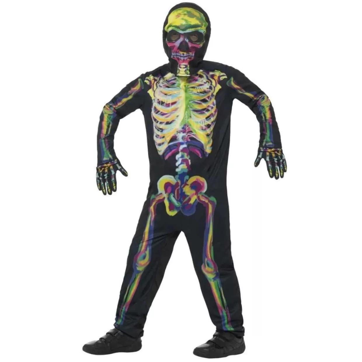 * Childs Medium Glow In The Dark Skeleton Costume* Halloween