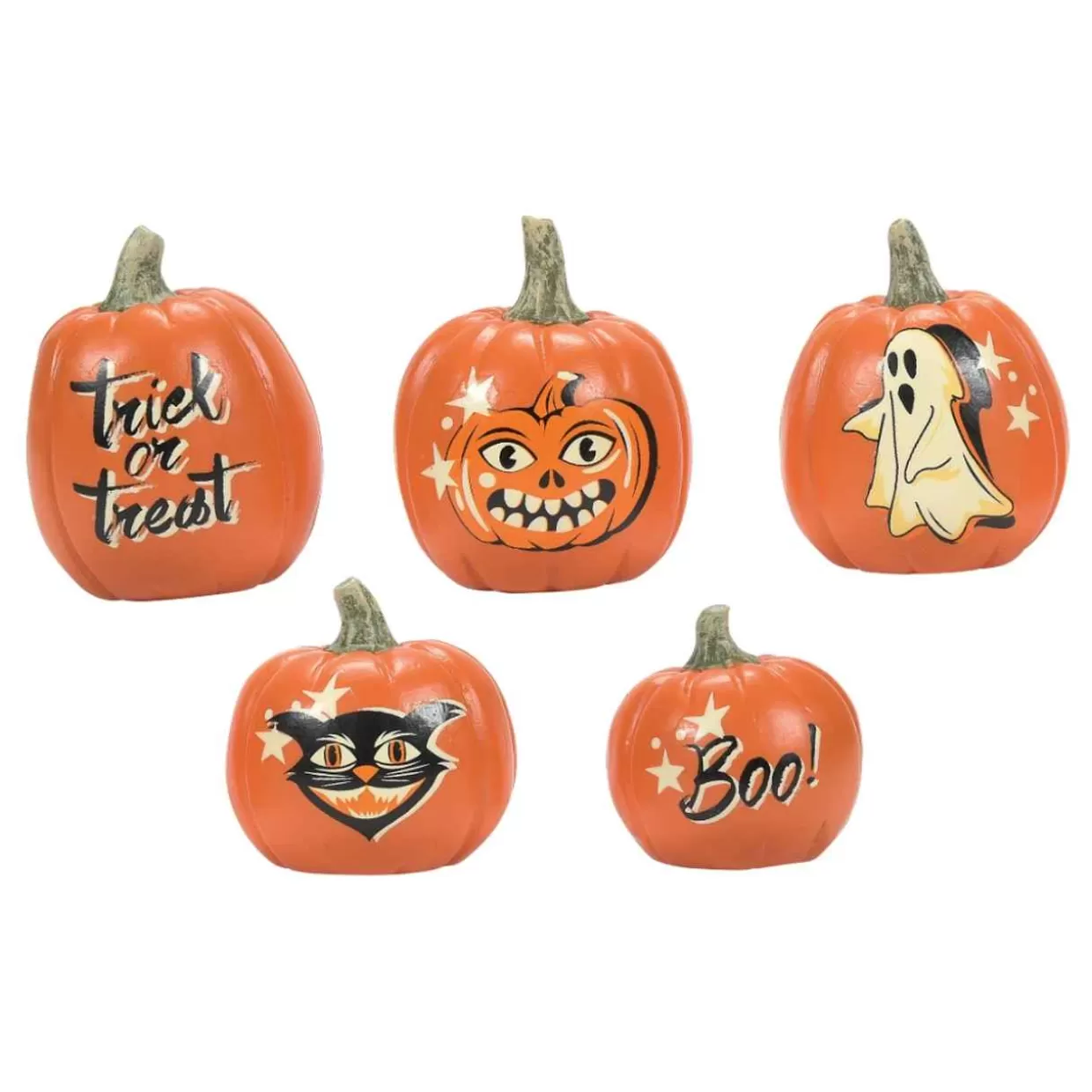 Department 56 - Halloween Village - Vintage Pumpkins Set Of 5* Halloween