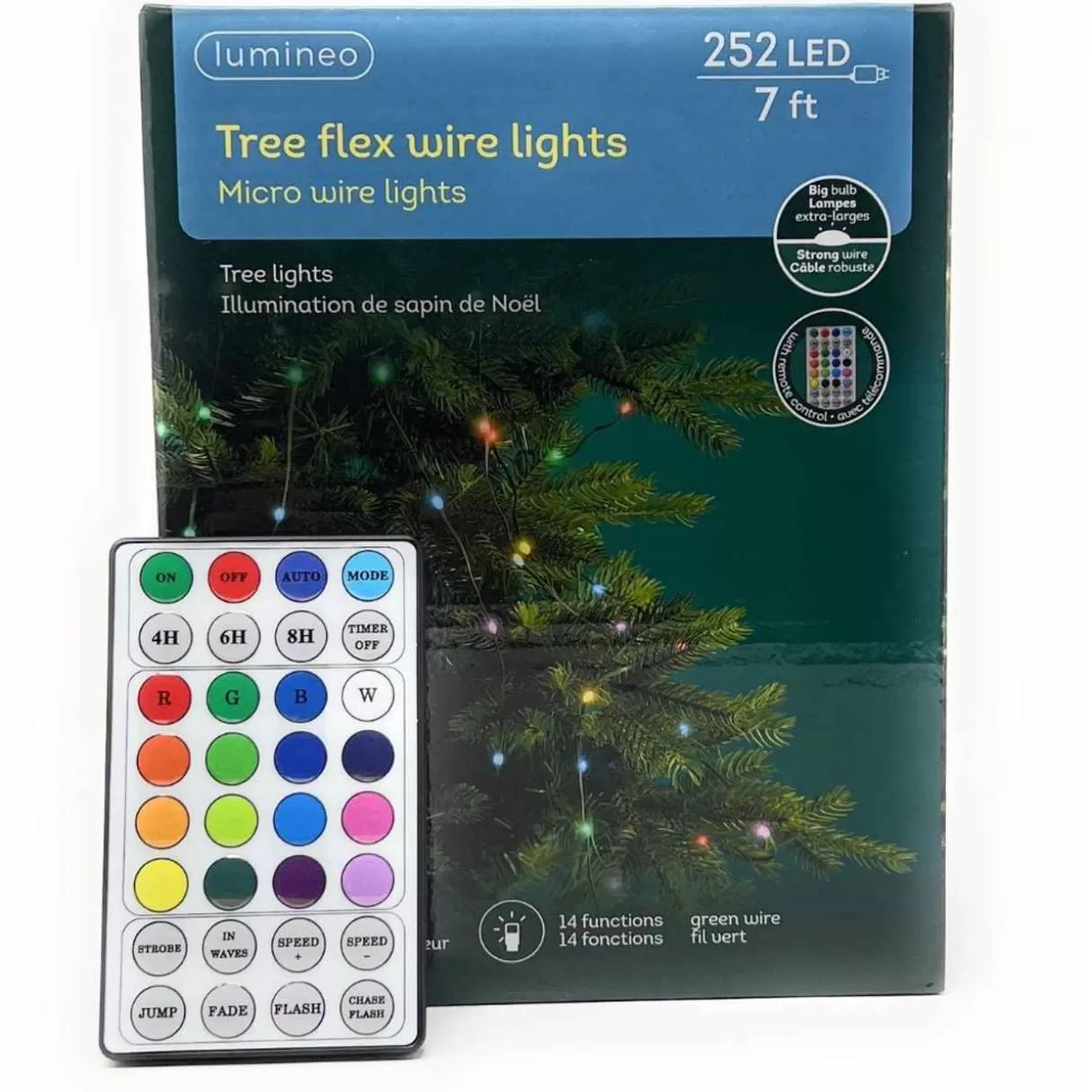Lumineo Easy Loop Multicolor Christmas Tree Lights With Remote Control 14 Functions!* Lumineo Lights