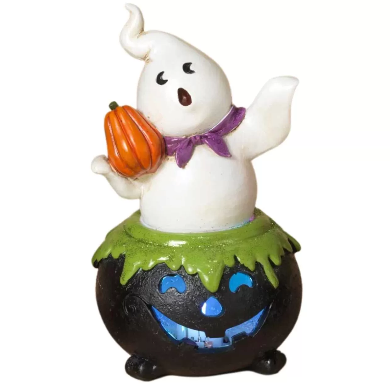 * Green Ghost In A Cauldron* Halloween