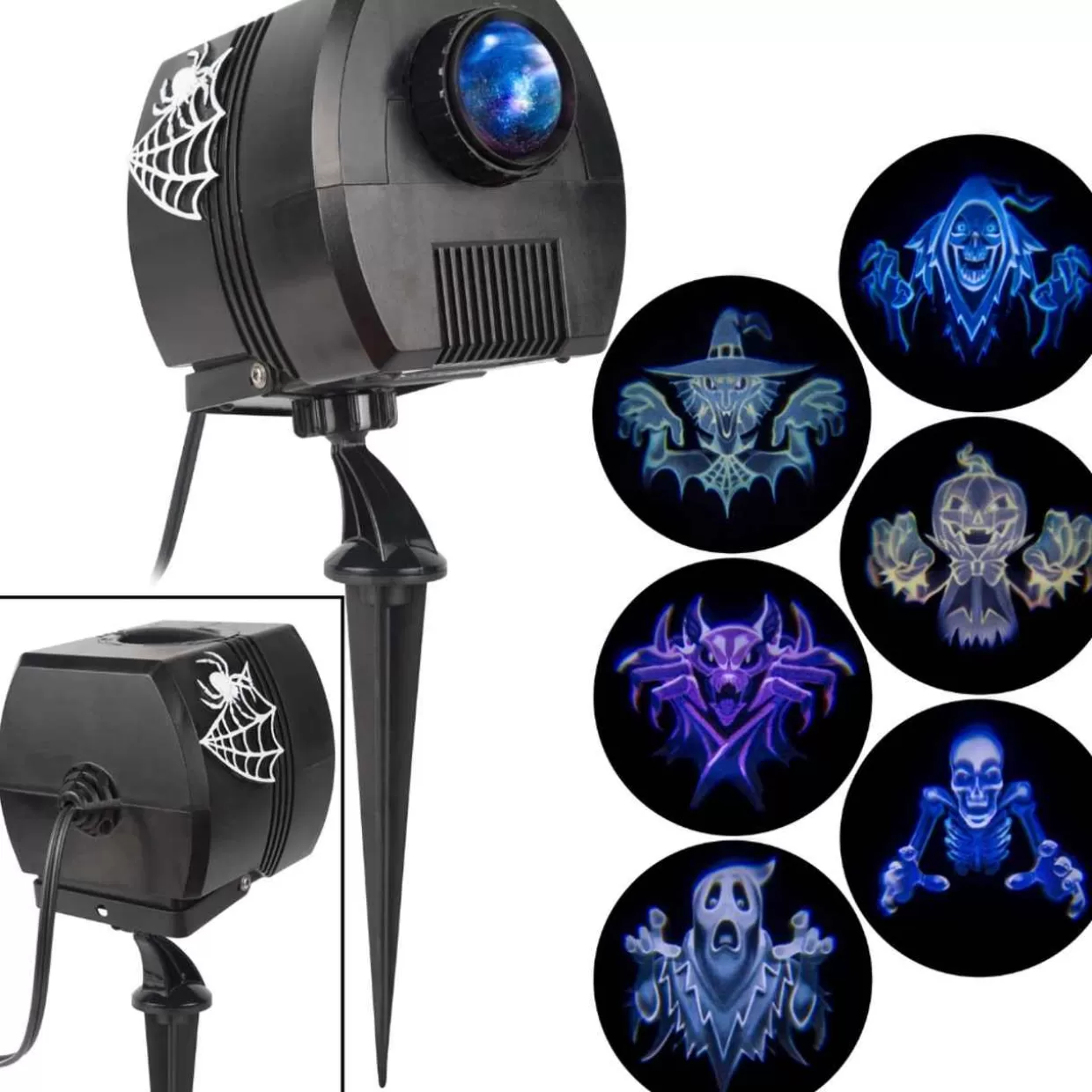 * Halloween Lightshow Projector Plus 6 Slides* Halloween