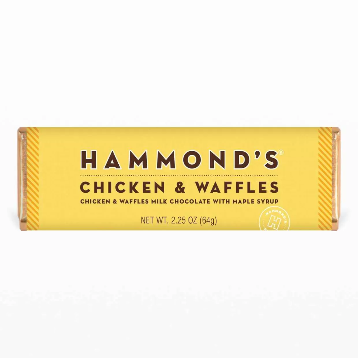 * Hammond's Candies Chicken And Waffle's Milk Chocolate Candy Bar* Food & Candy