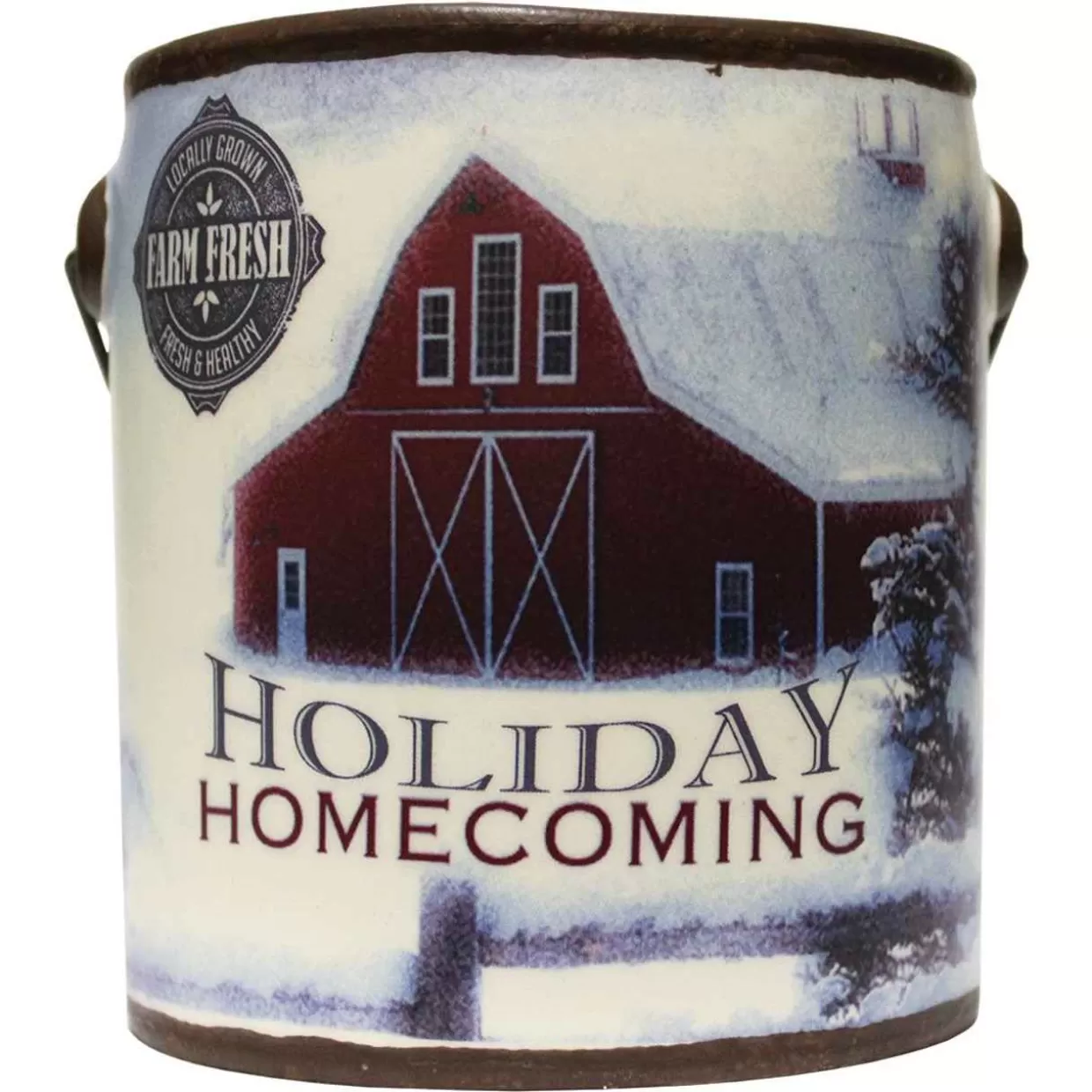 Lumineo Holiday Homecoming Scented Jar Candle (20 Oz) Decorative Ceramic Jar Candle With True To Life Fragrance Made In Usa* Candles