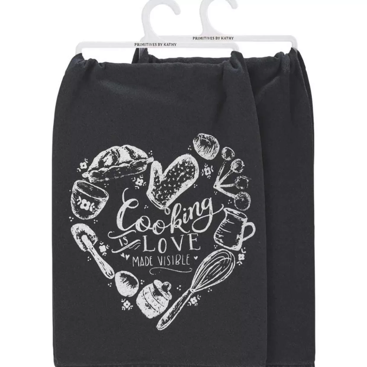 * Kitchen Towel Cooking Is Love Made Visible* Table & Glassware