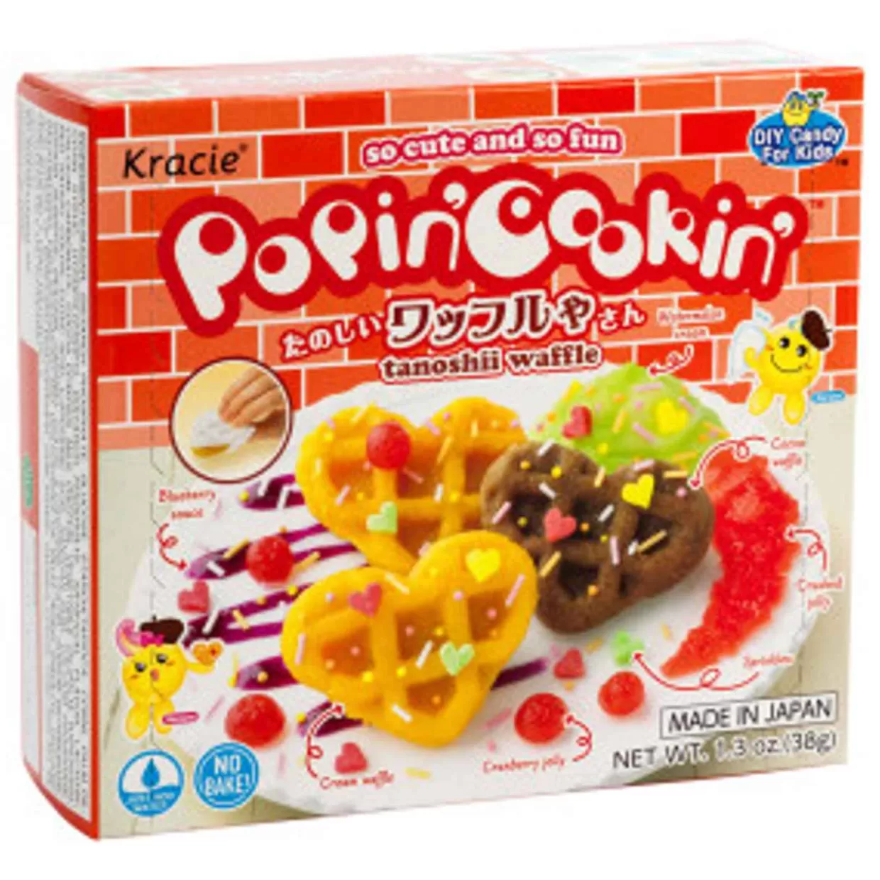 * Kracie Popin Cookin Diy Candy Waffle Kit, 1.3 Ounce* Food & Candy