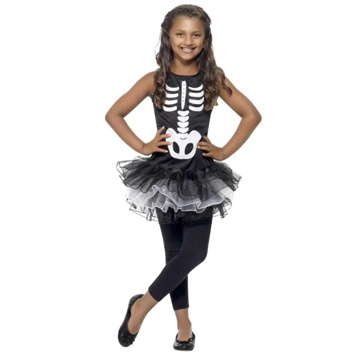 * Large Kids Skeleton Tutu Halloween Costume* Halloween