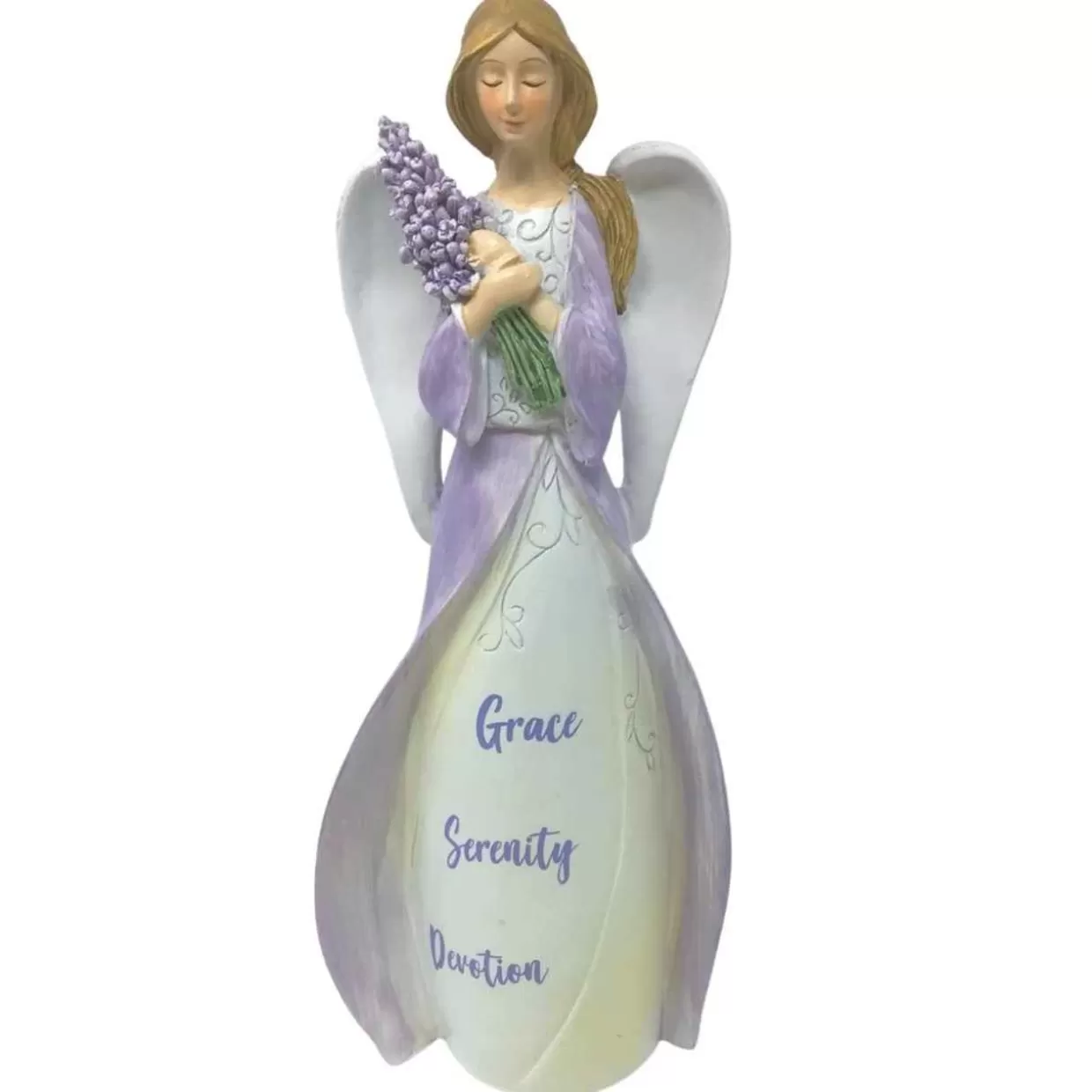 * Lavender Angel Figurine* Easter And Spring