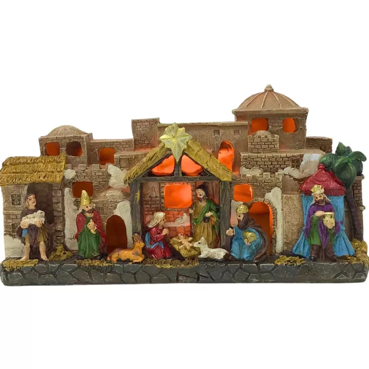 Kurt Adler Led Nativity Scene Figurine* Figurines