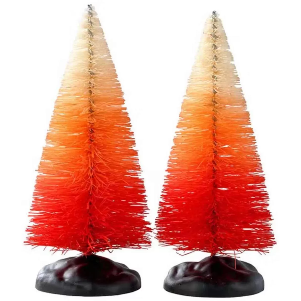 Lemax - Spookytown - Small Autumn Sunrise Trees Set Of 2* Halloween