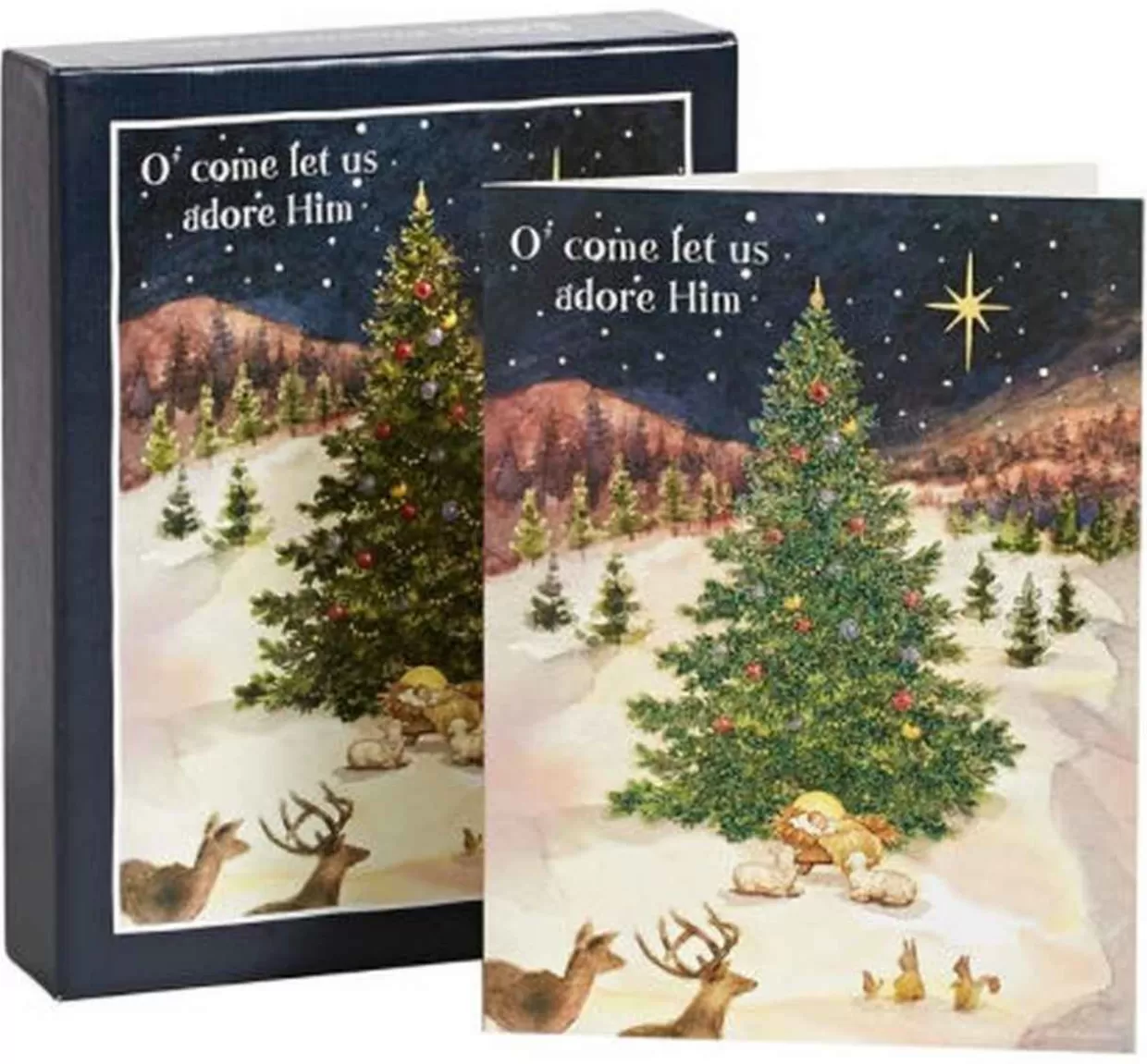 * Let Us Adore Him Boxed Christmas Cards* Cards