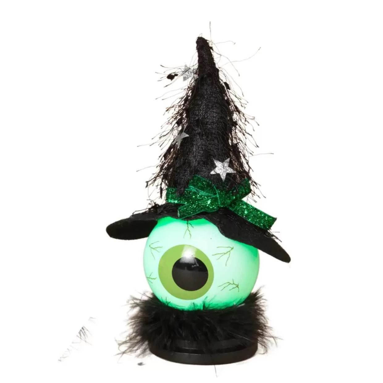 * Light Up Green Eyeball W/Witches Hat* Halloween