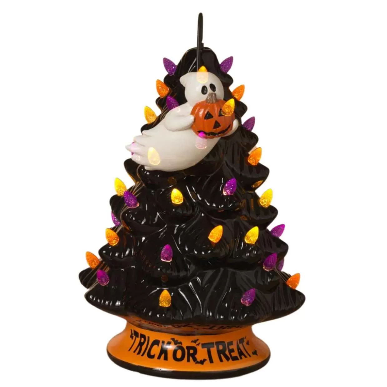 * Light Up Halloween Tree With Ghost* Halloween