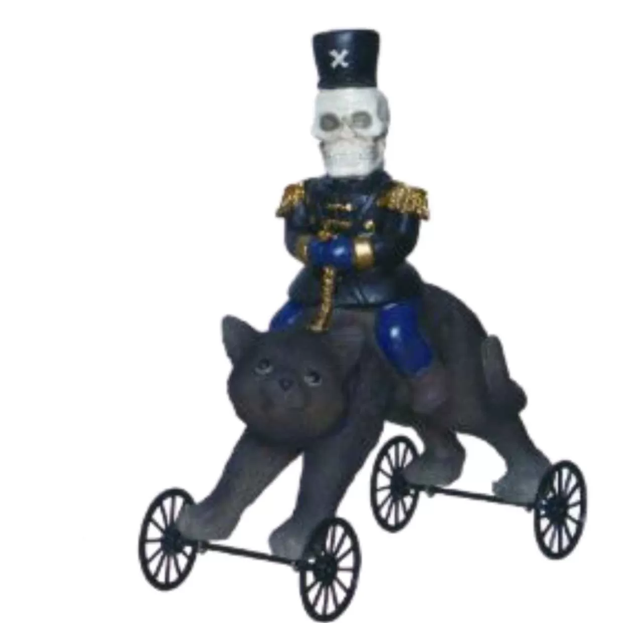 * Light Up Halloween Wheelie Cat Figurine* Halloween