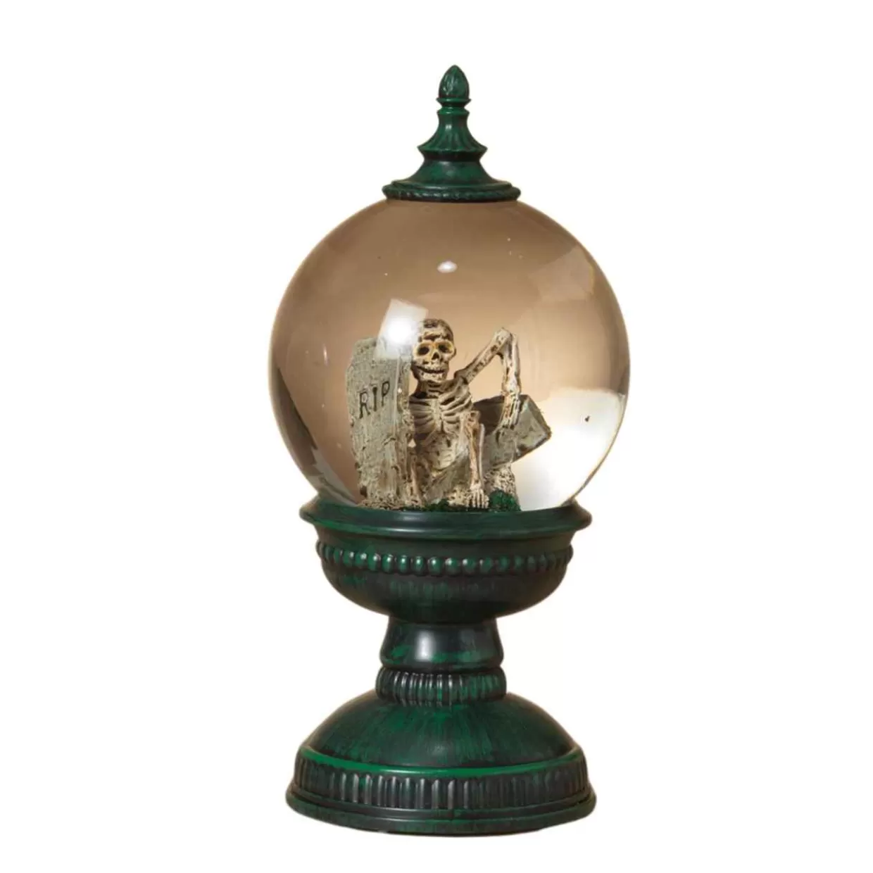 * Light Up Light Up Globe With Skeleton* Halloween