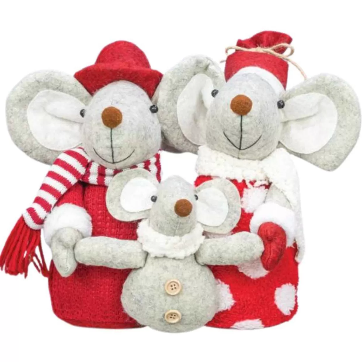 Kurt Adler Merry Mouse Family* Figurines