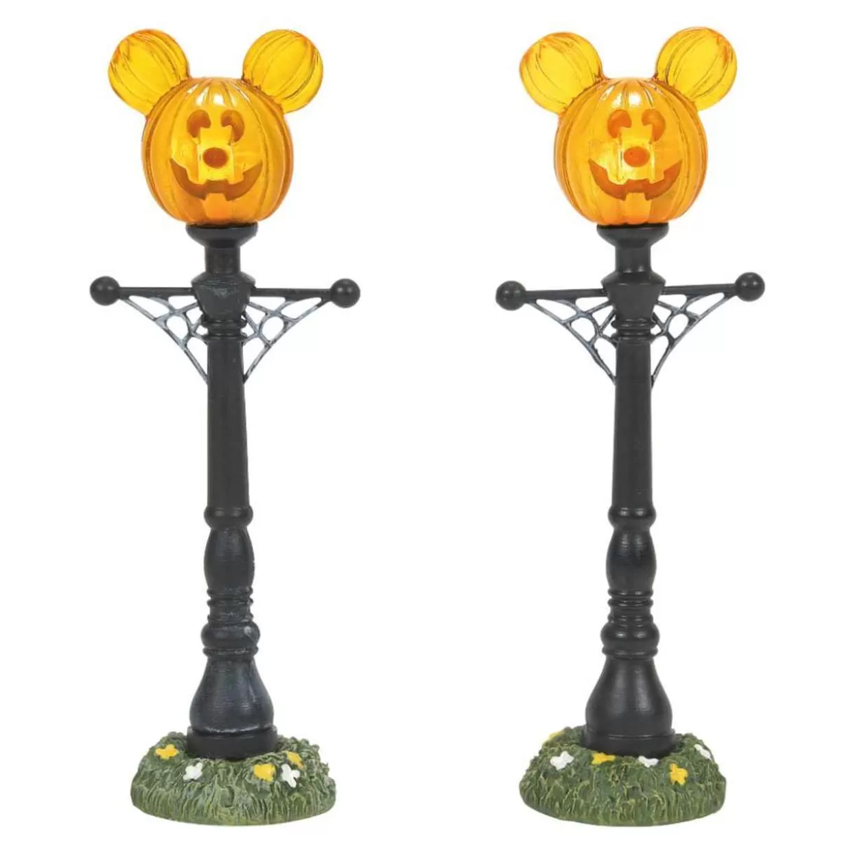 Department 56 Mickey's Pumpkintown Street Lamps* Halloween