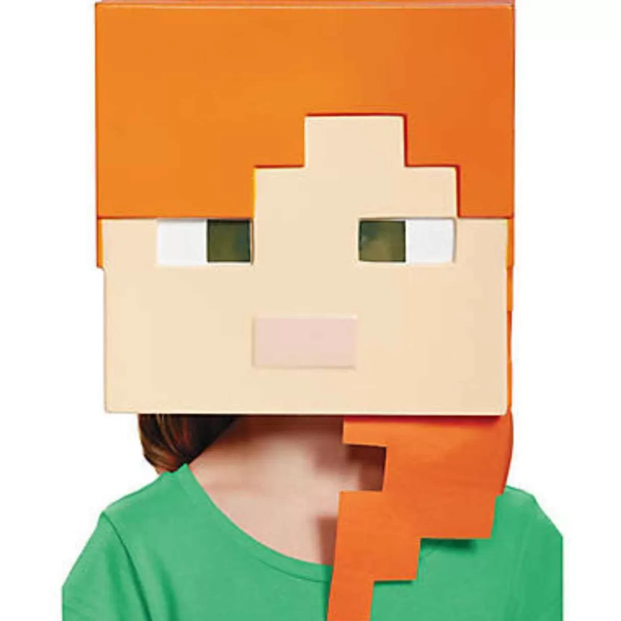 * Minecraft Alex Kids Vacuform Mask* Halloween