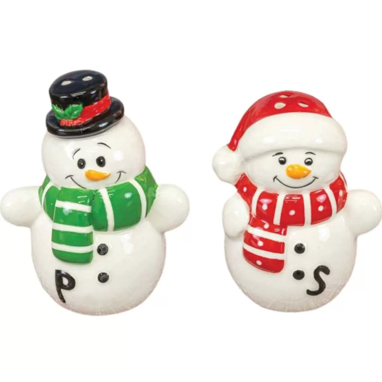 * Noel Joy Snowman Salt And Pepper Set* Table & Glassware