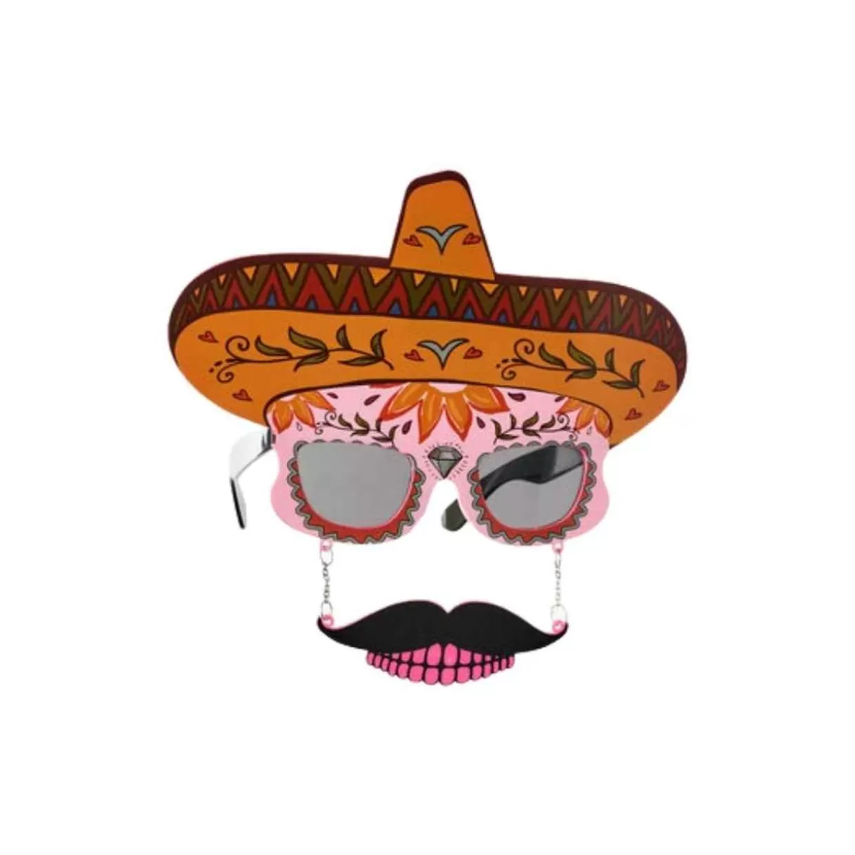 * One Hundred 80 Degrees - 8.25" Sugarskull Mask* Halloween