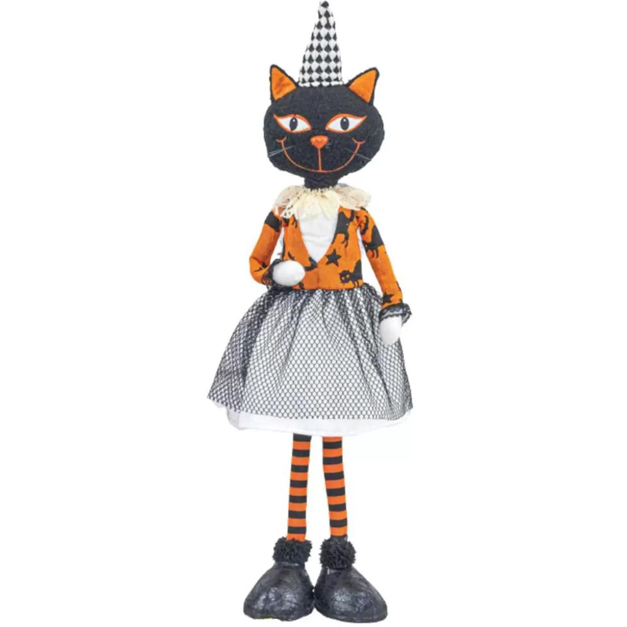* Skull Stripe Cat Girl Stander* Halloween