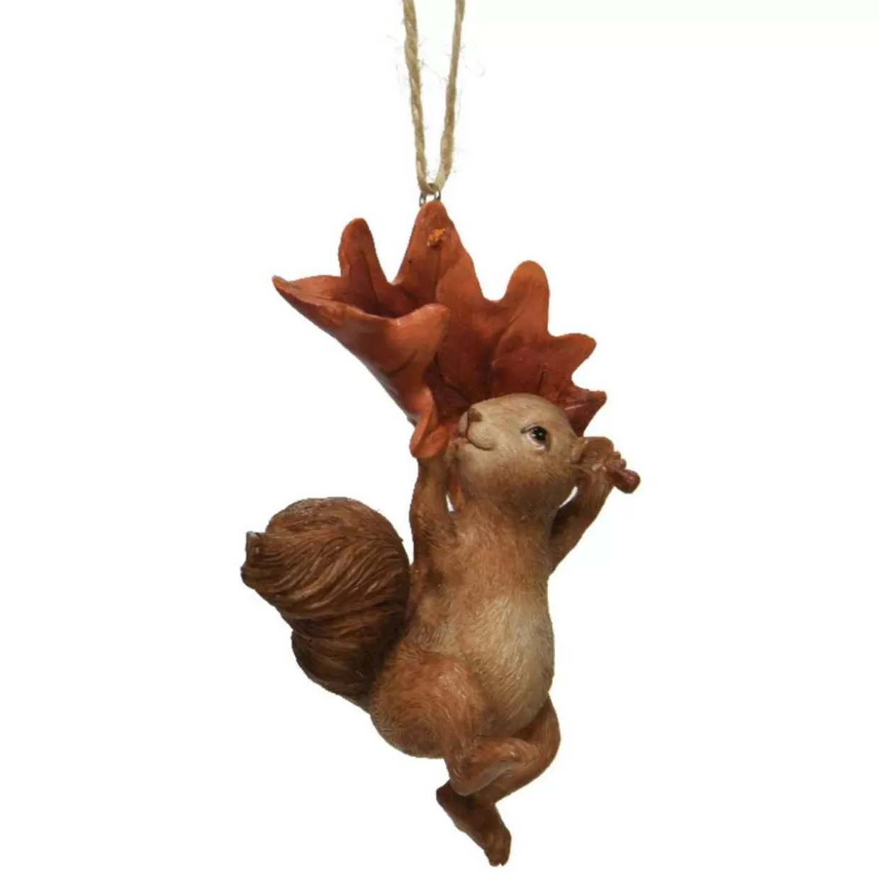 Kurt Adler Squirrel With Leaf Ornament* Thanksgiving & Fall