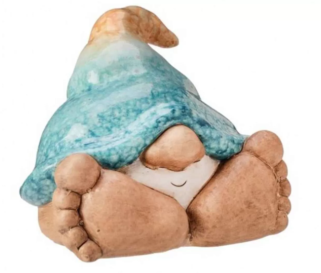 * Terracotta Beach Gnome Figurine* Easter And Spring