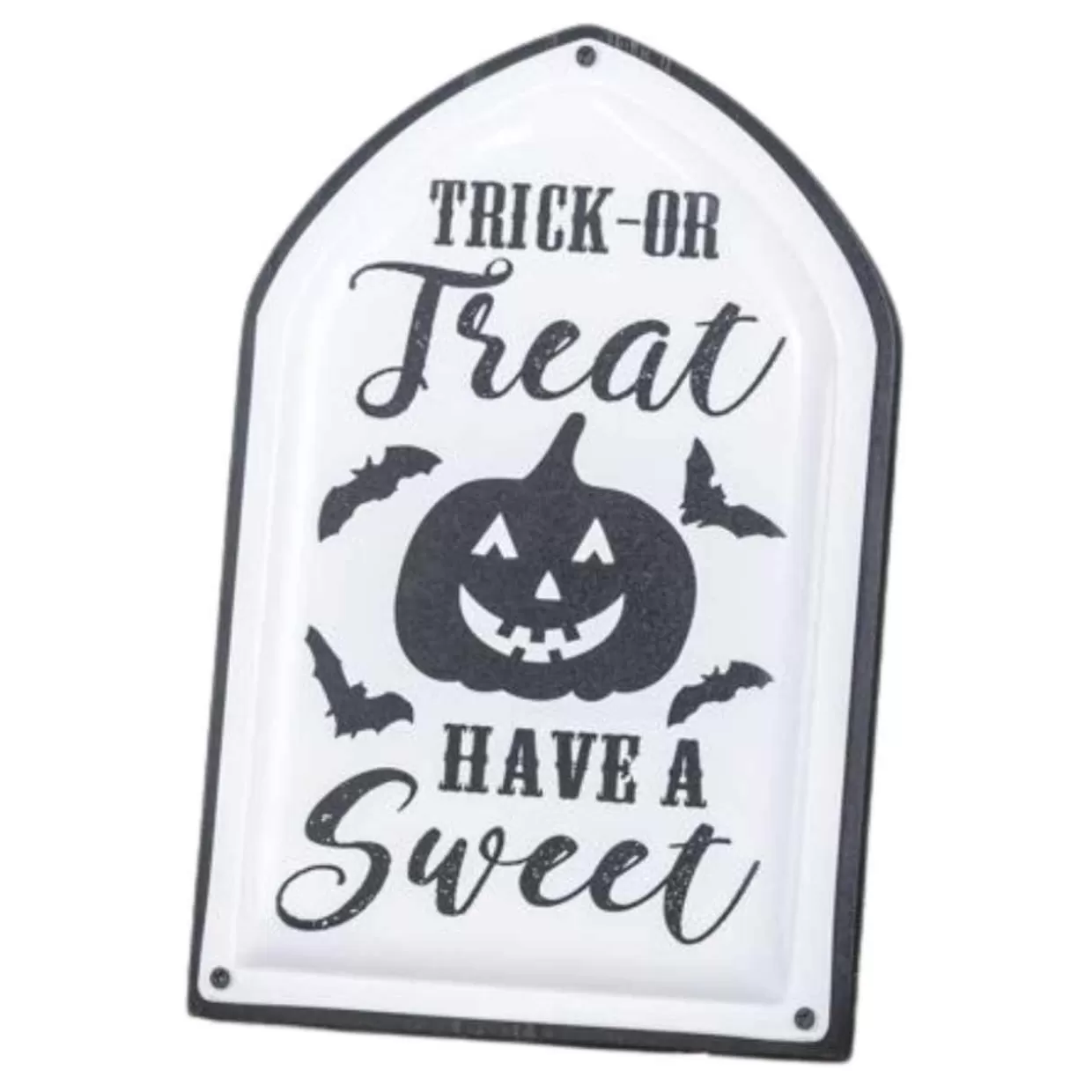 * Trick Or Treat Tombstone Greeter Sign* Halloween