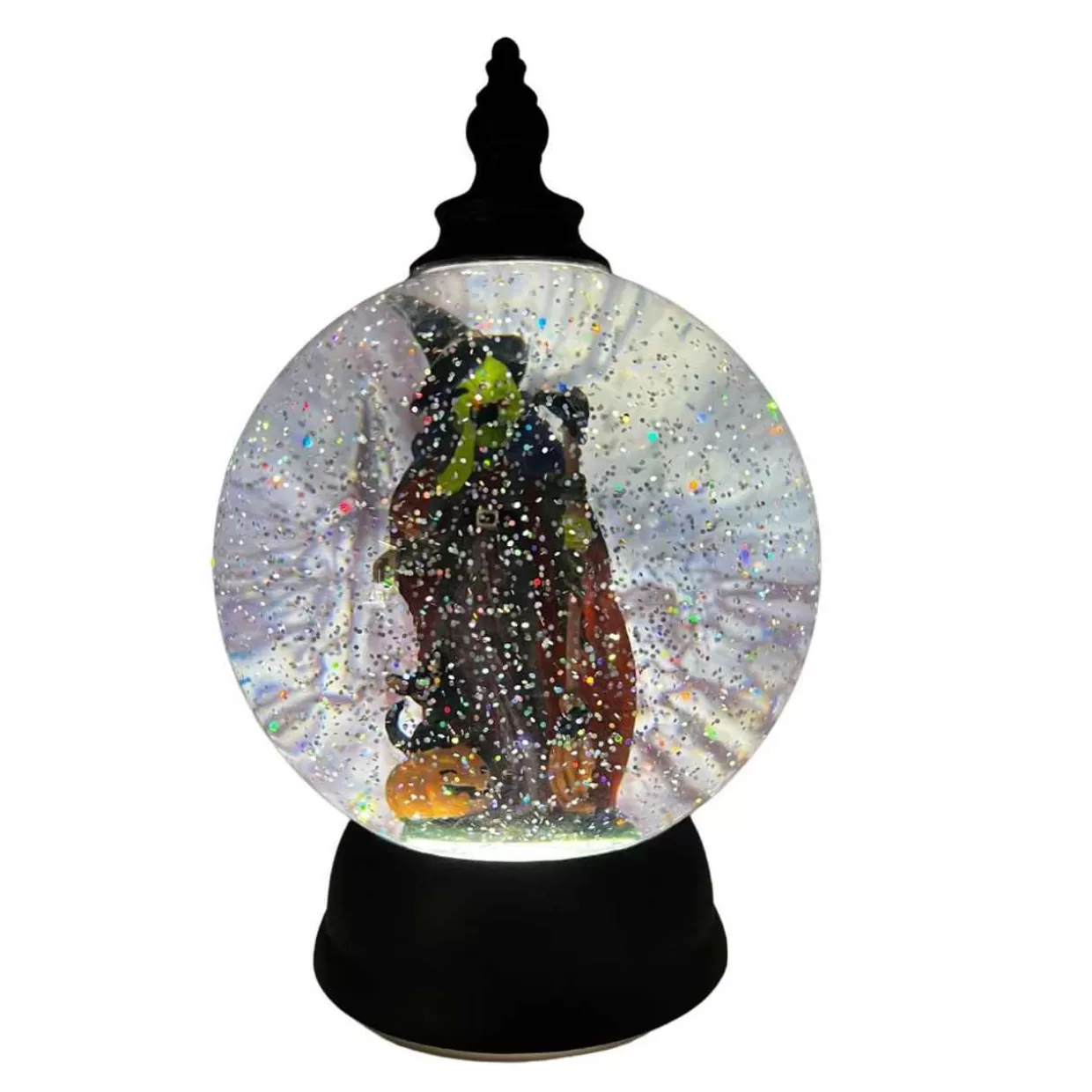 * Water Globe With Witch Inside That Lights Up* Halloween