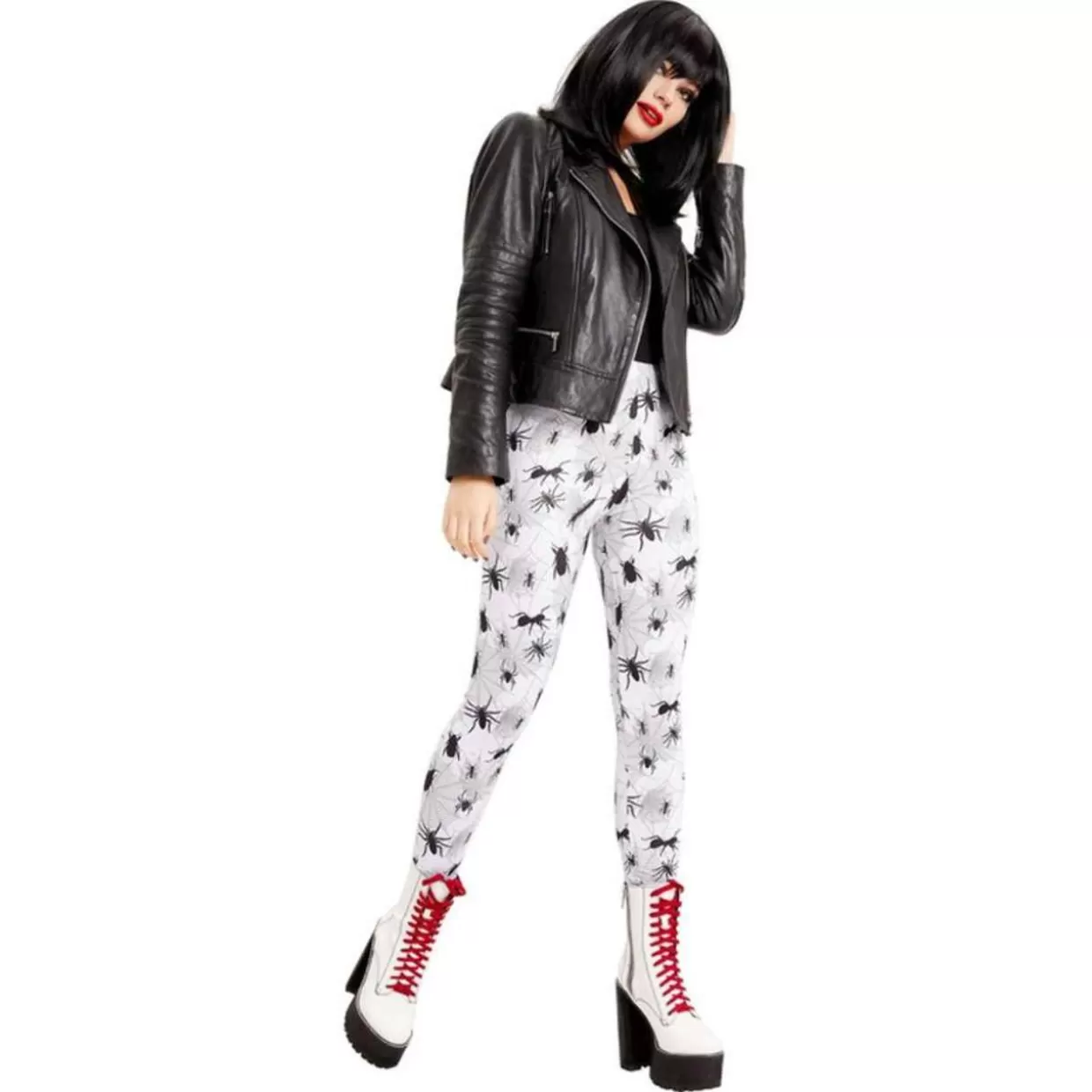 * White Bug Leggings - Extra Small* Halloween