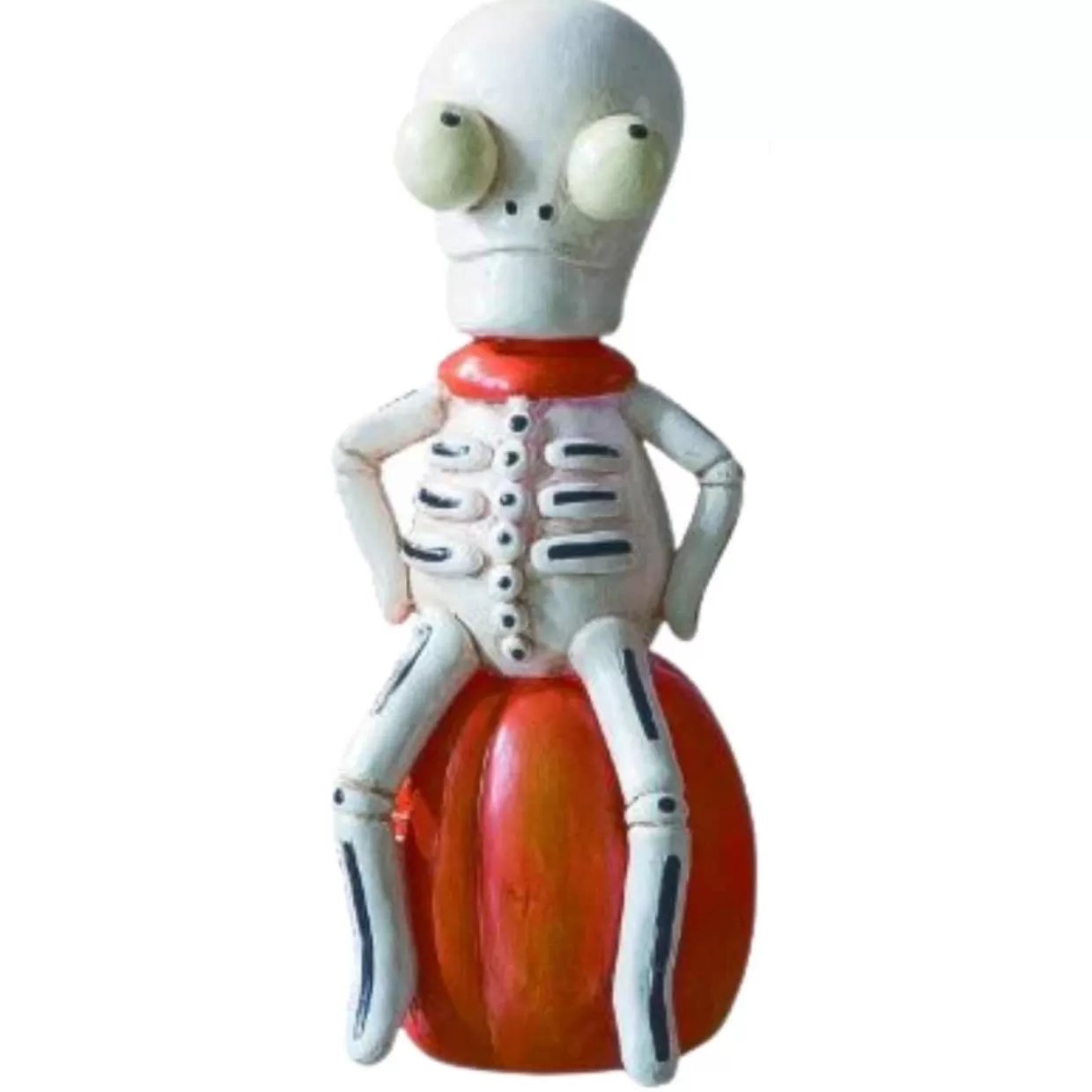 * White Skeleton With Light Up Eyes* Halloween
